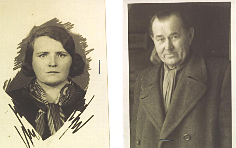 Julius' Zieheltern während des Krieges: Elena und Jonas Beliajevas