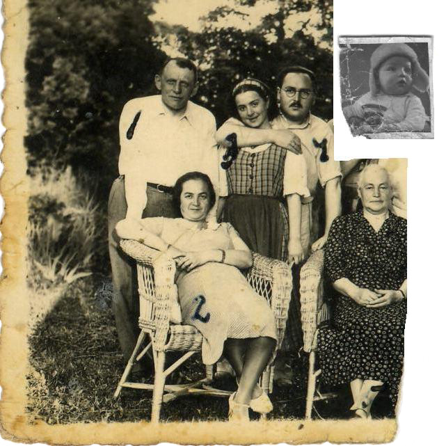 Die Familie von Julius Neumark in Kaunas im März 1941