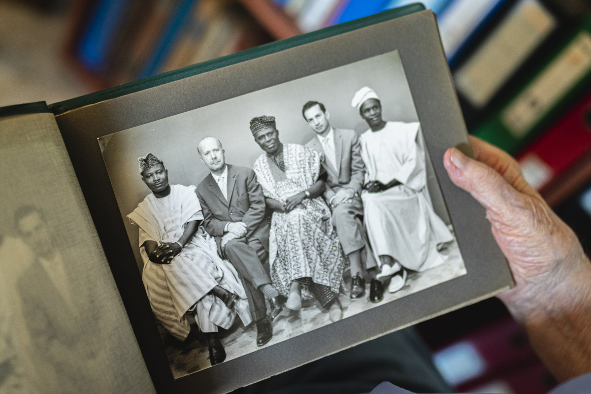 Gruppenfoto: Otto Nagler, Ibadan, Nigeria, 1963