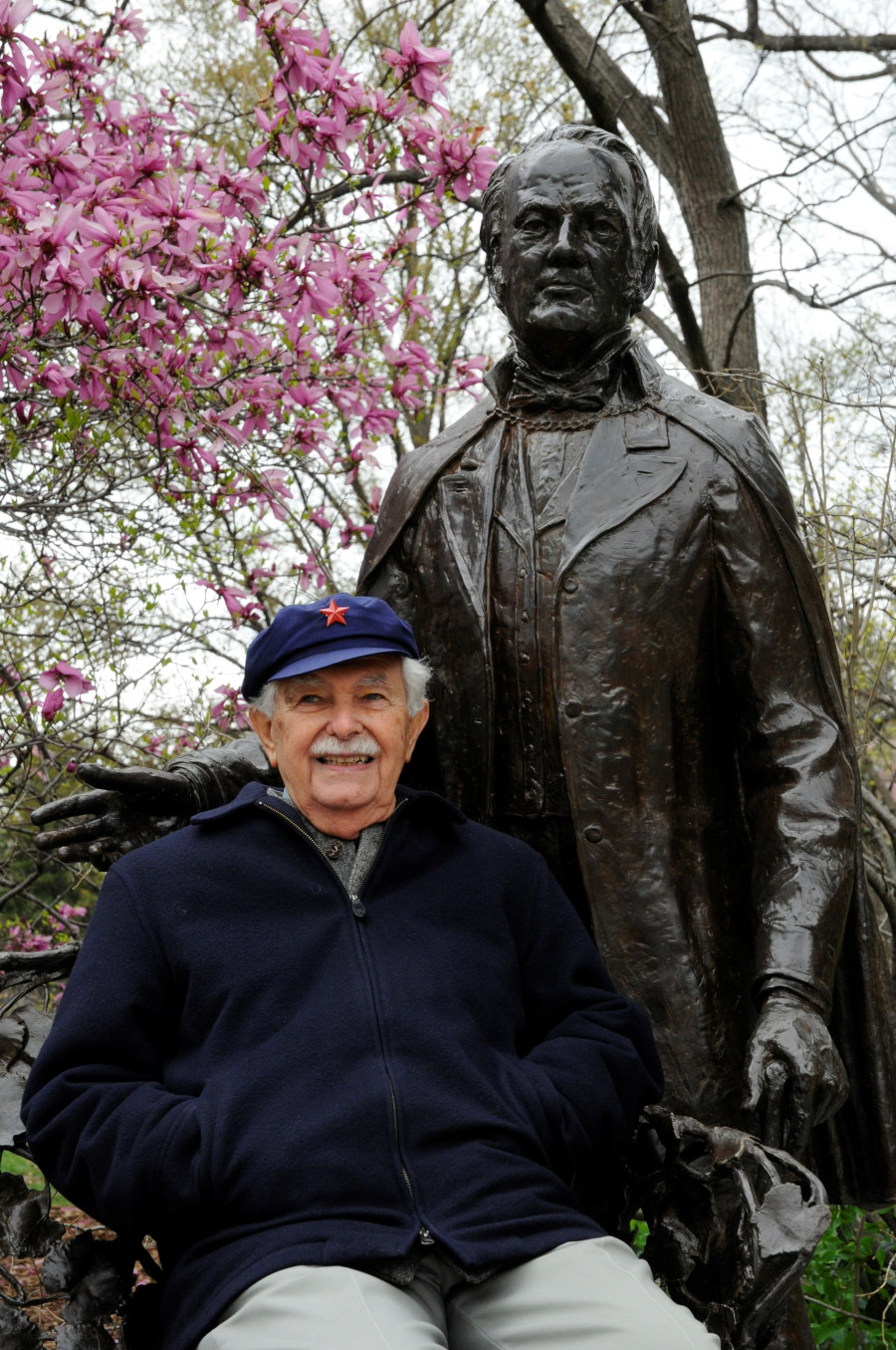 Portrait von Carolines Vater Egon im Botanischen Garten